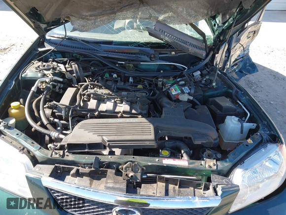 2001 Mazda Protege LX with VIN JM1BJ225310404647, listed as a IAAI auction lot 41480466 with 115,606 mi miles and . Bid and sale history available at carsss.com. Image 10.