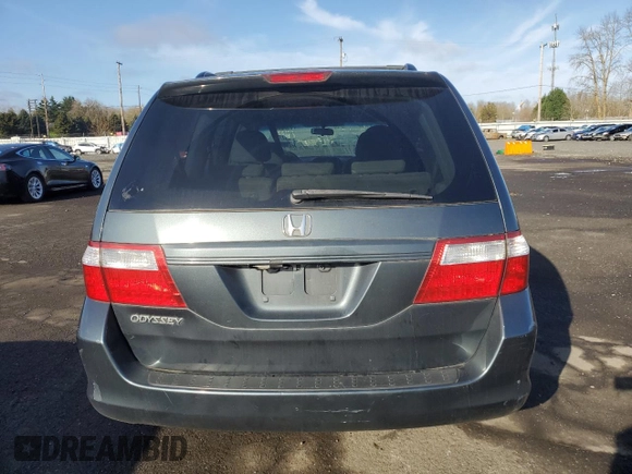 2006 Honda Odyssey EX with VIN 5FNRL38466B123934, listed as a Copart auction lot 47689175 with 201,943 mi miles and Salvage Title. Bid and sale history available at carsss.com. Image 6.
