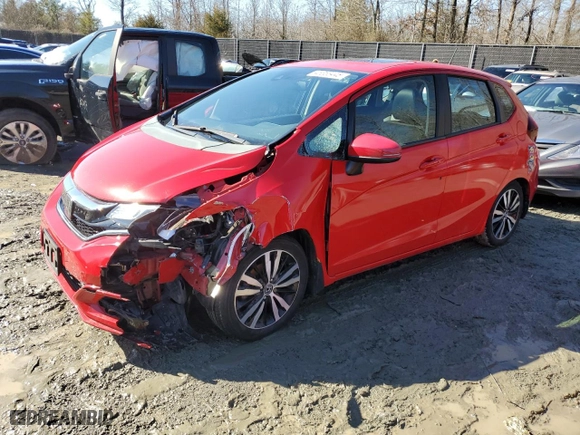 2018 Honda Fit EX-L with VIN 3HGGK5H90JM711318, listed as a Copart auction lot 45356445 with 86,378 mi miles and Salvage Title. Bid and sale history available at carsss.com. Image 1.