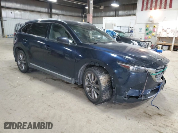 2020 Mazda CX-9 Grand Touring with VIN JM3TCBDY5L0410353, listed as a Copart auction lot 86820664 with 86,740 mi miles and Salvage Title. Bid and sale history available at carsss.com. Image 4.