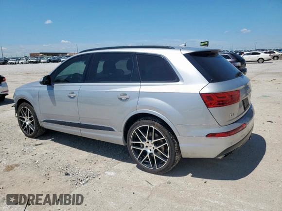 2017 Audi Q7 Prestige with VIN WA1VAAF72HD028376, listed as a Copart auction lot 56386995 with 87,027 mi miles and Salvage title. Bid and sale history available at DreamBid. Image 2.