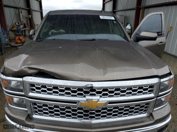 2015 Chevrolet Silverado 1500 LT with VIN 1GCUKREC5FF199913, listed as a Copart auction lot 58476584 with 129,616 mi miles and Salvage Title. Bid and sale history available at carsss.com. Image 11.