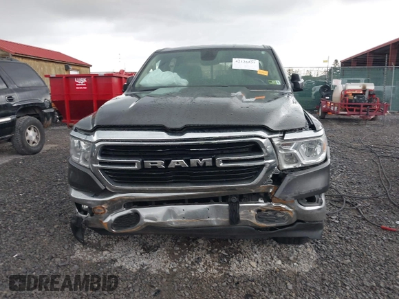 2020 Ram 1500 Big Horn with VIN 1C6SRFFT6LN167917, listed as a IAAI auction lot 42126537 with 56,839 mi miles and . Bid and sale history available at DreamBid. Image 12.
