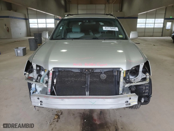 2007 Toyota Highlander with VIN JTEHD21A170045822, listed as a Copart auction lot 43778445 with 111,156 mi miles and Salvage Title. Bid and sale history available at carsss.com. Image 5.