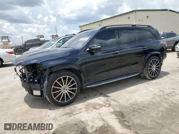 2022 Mercedes-Benz GLS 450 with VIN 4JGFF5KE0NA716893, listed as a Copart auction lot 58740754 with 18,212 mi miles and Clean Title. Bid and sale history available at DreamBid. Image 1.