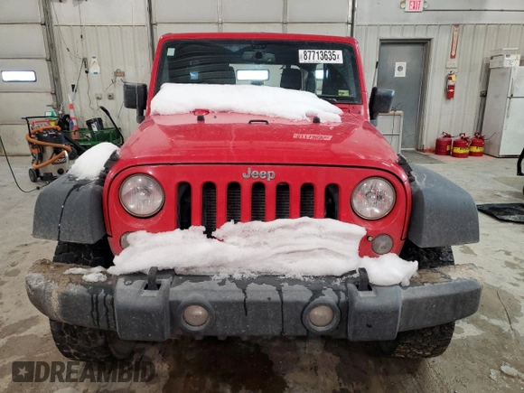 2016 Jeep Wrangler Unlimited Sport RHD with VIN 1C4BJWKG4GL277259, listed as a Copart auction lot 87713635 with 221,120 mi miles and Salvage title. Bid and sale history available at DreamBid. Image 5.