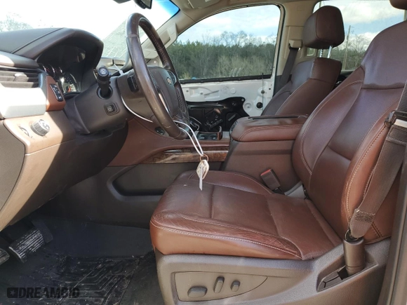 2015 Chevrolet Tahoe LTZ with VIN 1GNSCCKC9FR143064, listed as a Copart auction lot 45360745 with 140,751 mi miles and Salvage Title. Bid and sale history available at carsss.com. Image 7.