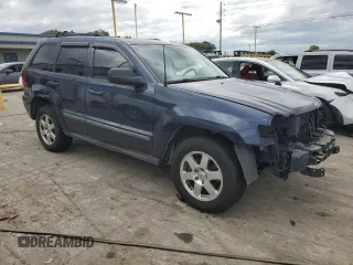 2009 Jeep Grand Cherokee Laredo with VIN 1J8HR48P49C545334, listed as a Copart auction lot 71562344 with 183,976 mi miles and Salvage Title. Bid and sale history available at carsss.com. Image 4.