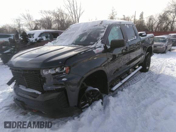 2020 Chevrolet Silverado 1500 LT Trail Boss with VIN 1GCPYFED9LZ147231, listed as a IAAI auction lot 41575194 with 90,371 mi miles. Bid and sale history available at carsss.com. Image 2.