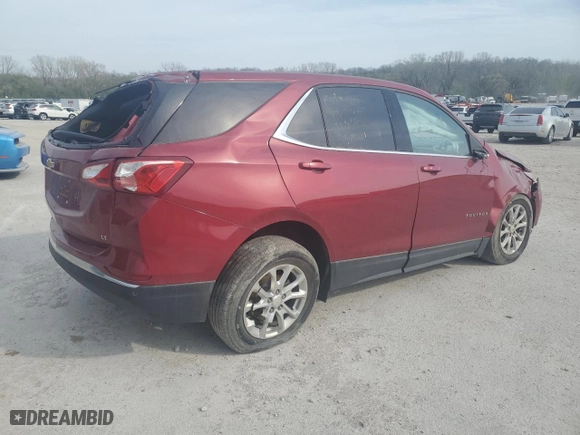 2020 Chevrolet Equinox LT with VIN 2GNAXKEV4L6257598, listed as a Copart auction lot 51837275 with 0 mi miles and Clean Title. Bid and sale history available at carsss.com. Image 3.