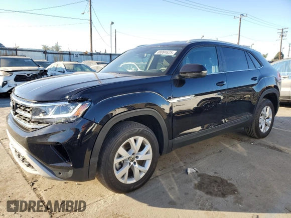 2021 Volkswagen Atlas S with VIN 1V2AC2CAXMC238842, listed as a Copart auction lot 88894625 with 13,341 mi miles and Salvage title. Bid and sale history available at DreamBid. Image 1.