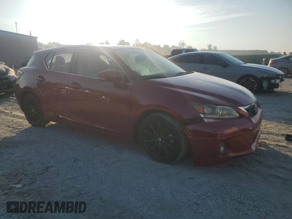 2013 Lexus CT 200h with VIN JTHKD5BH7D2150497, listed as a Copart auction lot 61992205 with 188,604 mi miles and Clean title. Bid and sale history available at DreamBid. Image 4.