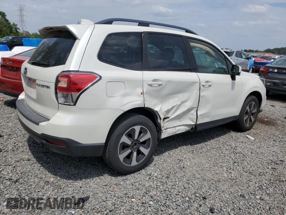 2018 Subaru Forester Premium with VIN JF2SJAGCXJH525650, listed as a Copart auction lot 53528945 with 113,564 mi miles and Salvage Title. Bid and sale history available at carsss.com. Image 3.