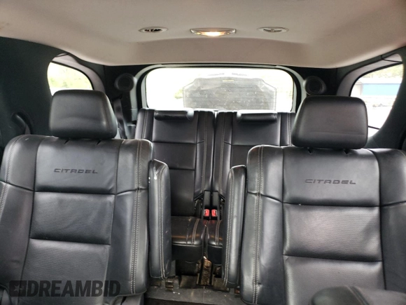 2014 Dodge Durango Citadel z VIN 1C4RDHEG4EC975557, wystawiony jako Copart lot #55117245 z przebiegiem 210 347 mil mil oraz Czysty tytuł • Clean title. Historia ofert i sprzedaży dostępna na DreamBid. Obrazek 10.