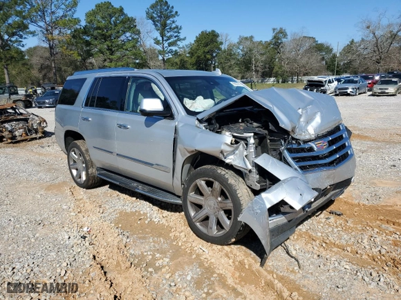 2017 Cadillac Escalade Luxury with VIN 1GYS4BKJ1HR293391, listed as a Copart auction lot 45992385 with 140,280 mi miles and Salvage Title. Bid and sale history available at carsss.com. Image 4.