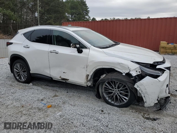 2022 Lexus NX with VIN 2T2GKCEZXNC003496, listed as a Copart auction lot 86415974 with 44,710 mi miles and Salvage Title. Bid and sale history available at carsss.com. Image 4.