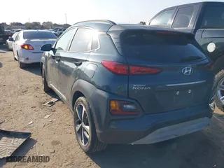 2018 Hyundai Kona Limited with VIN KM8K33A57JU072329, listed as a IAAI auction lot 41694616 with 107,801 mi miles. Bid and sale history available at carsss.com. Image 3.