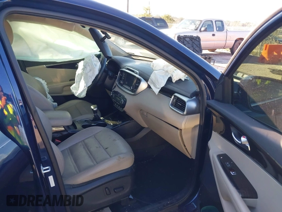 2019 Kia Sorento EX Sport V6 with VIN 5XYPH4A53KG550363, listed as a IAAI auction lot 41699256 with 75,681 mi miles. Bid and sale history available at carsss.com. Image 5.