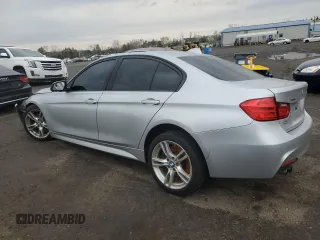 2015 BMW 3 Series 328i xDrive with VIN WBA3B5G57FNS14630, listed as a Copart auction lot 52929145 with 135,998 mi miles and Salvage Title. Bid and sale history available at carsss.com. Image 2.