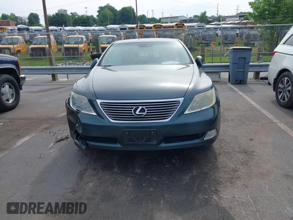 2007 Lexus LS 460 with VIN JTHBL46F475037017, listed as a IAAI auction lot 42291980 with 245,333 mi miles and . Bid and sale history available at DreamBid. Image 12.