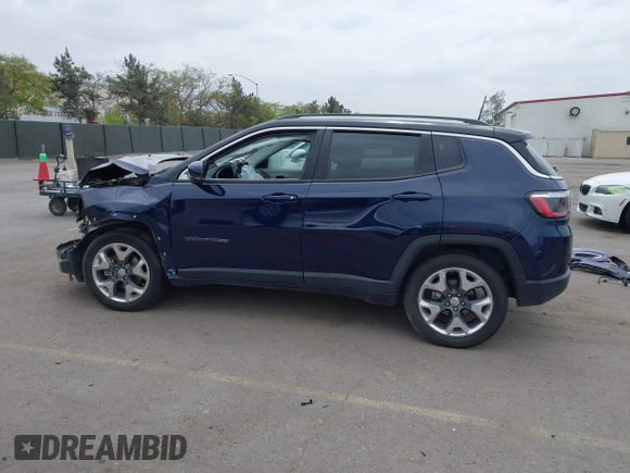 2021 Jeep Compass Limited with VIN 3C4NJCCB1MT581406, listed as a IAAI auction lot 41934159 with 22,967 mi miles and . Bid and sale history available at DreamBid. Image 15.