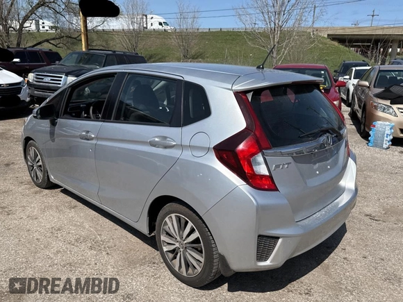 2015 Honda Fit EX-L with VIN 3HGGK5H81FM724237, listed as a Copart auction lot 51496485 with 97,107 mi miles and Salvage Title. Bid and sale history available at carsss.com. Image 3.
