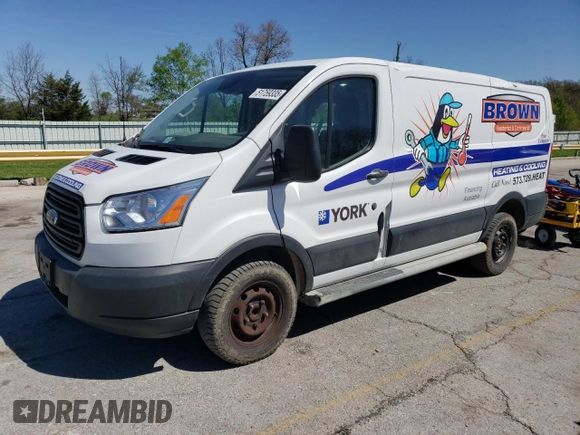 2019 Ford Transit with VIN 1FTYR1ZM1KKB34575, listed as a Copart auction lot 51759335 with 112,605 mi miles and Salvage Title. Bid and sale history available at DreamBid. Image 1.