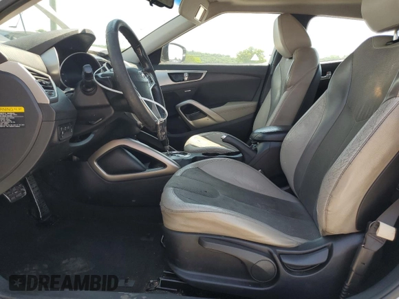 2012 Hyundai Veloster w/Gray Int with VIN KMHTC6AD7CU049777, listed as a Copart auction lot 54800215 with 221,091 mi miles and Clean title. Bid and sale history available at DreamBid. Image 7.