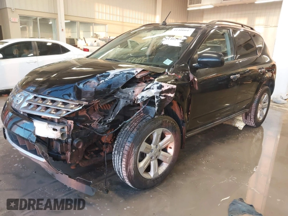 2007 Nissan Murano S with VIN JN8AZ08T07W530022, listed as a IAAI auction lot 41400047 with 191,817 mi miles. Bid and sale history available at carsss.com. Image 18.