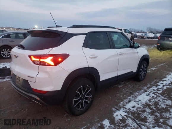 2021 Chevrolet TrailBlazer ACTIV with VIN KL79MSSL5MB138414, listed as a Copart auction lot 78276453 with 122,324 mi miles and . Bid and sale history available at DreamBid. Image 3.