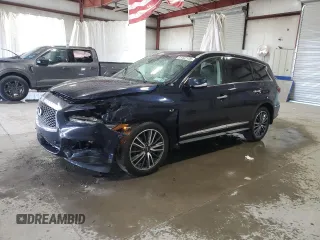2019 Infiniti QX60 PURE with VIN 5N1DL0MM0KC568526, listed as a Copart auction lot 51447125 with 76,003 mi miles and Salvage Title. Bid and sale history available at carsss.com. Image 1.