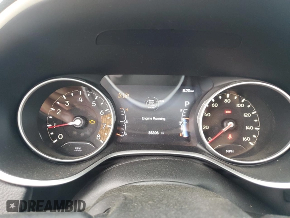 2018 Jeep Compass Limited z VIN 3C4NJDCB1JT222462, wystawiony jako Copart lot #57334595 z przebiegiem 86 306 mil mil oraz Szkoda całkowita • Salvage title. Historia ofert i sprzedaży dostępna na DreamBid. Obrazek 9.
