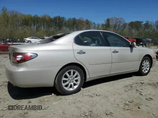 2003 Lexus ES 300 with VIN JTHBF30G230131052, listed as a Copart auction lot 53727255 with 122,755 mi miles and Salvage Title. Bid and sale history available at DreamBid. Image 3.