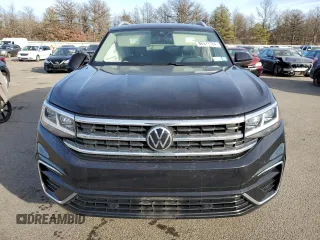 2021 Volkswagen Atlas SEL R-Line with VIN 1V2SR2CA2MC571328, listed as a Copart auction lot 43605135 with 44,290 mi miles and Salvage title. Bid and sale history available at DreamBid. Image 5.