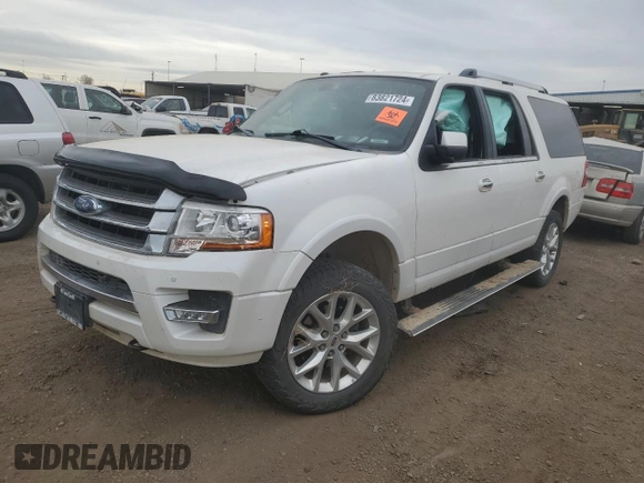 2017 Ford Expedition Max Limited z VIN 1FMJK2AT4HEA75961, wystawiony jako Copart lot #83821724 z przebiegiem 218 593 mil mil oraz Szkoda całkowita • Salvage title. Historia ofert i sprzedaży dostępna na DreamBid. Obrazek 1.