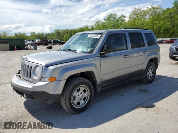 2014 Jeep Patriot Sport with VIN 1C4NJRBB0ED847977, listed as a Copart auction lot 55670985 with 98,042 mi miles and Salvage Title. Bid and sale history available at DreamBid. Image 1.