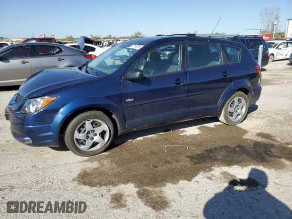 2003 Pontiac Vibe with VIN 5Y2SL62853Z483068, listed as a Copart auction lot 77193354 with 48,704 mi miles and Salvage Title. Bid and sale history available at carsss.com. Image 1.
