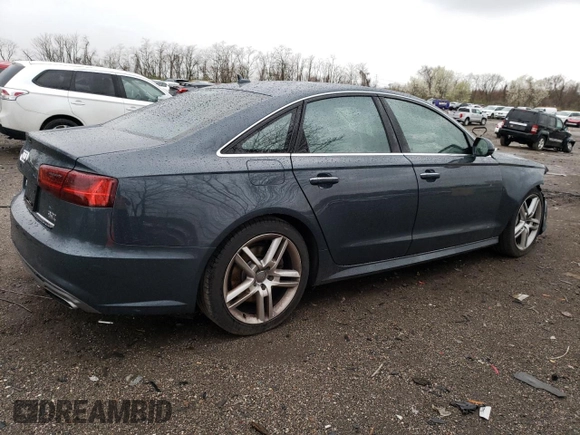 2016 Audi A6 3.0T Premium Plus with VIN WAUFGAFC5GN017920, listed as a Copart auction lot 45958543 with 36,223 mi miles. Bid and sale history available at carsss.com. Image 3.