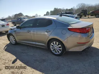 2015 Kia Optima EX with VIN 5XXGN4A76FG399829, listed as a Copart auction lot 46929805 with 105,412 mi miles and Salvage Title. Bid and sale history available at carsss.com. Image 2.