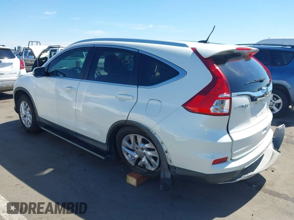 2015 Honda CR-V EX-L with VIN 5J6RM3H74FL016430, listed as a IAAI auction lot 42147267 with 117,656 mi miles and . Bid and sale history available at carsss.com. Image 3.