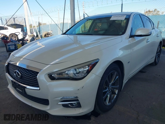 2017 Infiniti Q50 Signature Edition with VIN JN1EV7AP7HM743919, listed as a IAAI auction lot 41664683 with 86,460 mi miles and . Bid and sale history available at DreamBid. Image 17.