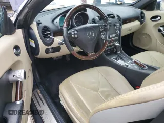 2006 Mercedes-Benz SLK 350 with VIN WDBWK56FX6F107896, listed as a Copart auction lot 88487955 with 108,675 mi miles and Salvage title. Bid and sale history available at DreamBid. Image 8.