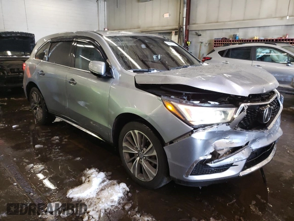 2017 Acura MDX with VIN 5FRYD4H34HB014766, listed as a Copart auction lot 44890595 with 142,849 mi miles and Salvage Title. Bid and sale history available at carsss.com. Image 4.