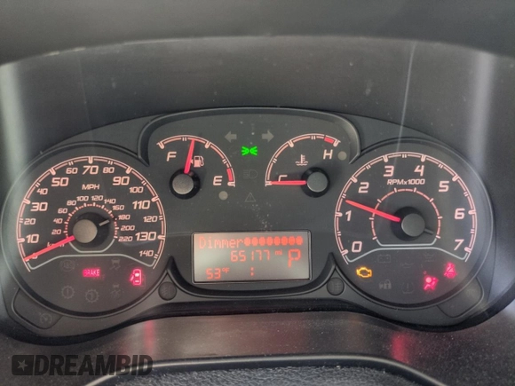 2016 Ram ProMaster City Cargo Tradesman with VIN ZFBERFAT3G6C46058, listed as a Copart auction lot 54780365 with 65,177 mi miles and Salvage Title. Bid and sale history available at DreamBid. Image 9.