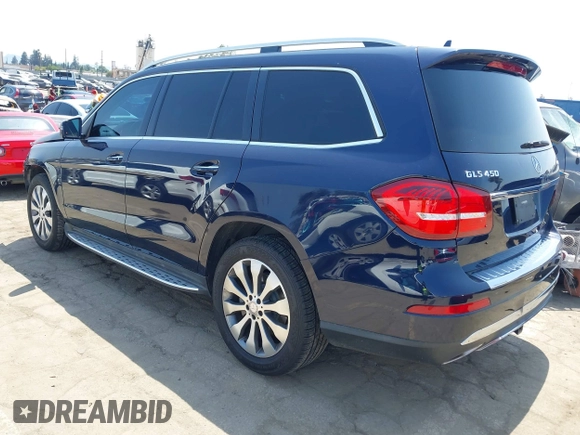 2017 Mercedes-Benz GLS 450 with VIN 4JGDF6EE7HA776876, listed as a IAAI auction lot 42355522 with 130,226 mi miles and . Bid and sale history available at DreamBid. Image 3.