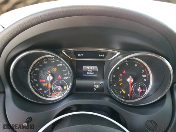 2018 Mercedes-Benz CLA with VIN WDDSJ4GB9JN630727, listed as a Copart auction lot 49418575 with 79,648 mi miles and Salvage Title. Bid and sale history available at carsss.com. Image 9.