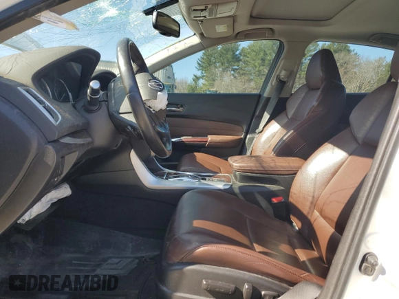 2016 Acura TLX V6 with VIN 19UUB2F32GA000953, listed as a Copart auction lot 49236665 with 0 mi miles and Salvage Title. Bid and sale history available at carsss.com. Image 7.