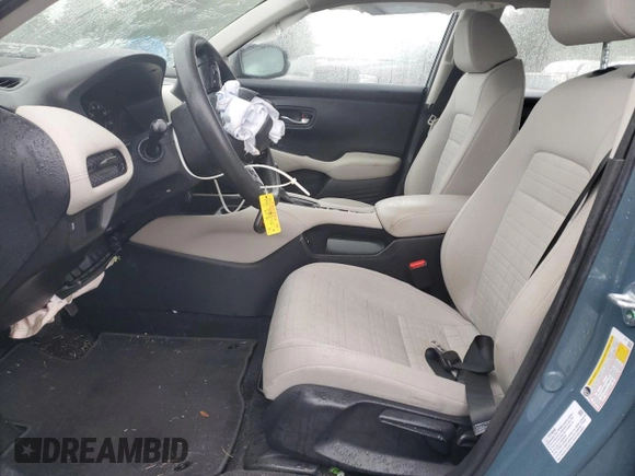 2024 Honda HR-V LX with VIN 3CZRZ1H35RM733313, listed as a Copart auction lot 57573485 with 23,683 mi miles and Salvage title. Bid and sale history available at DreamBid. Image 7.