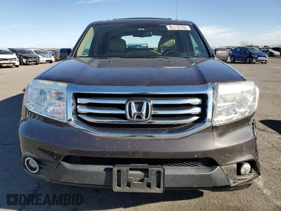 2013 Honda Pilot EX-L with VIN 5FNYF4H50DB028316, listed as a Copart auction lot 85116104 with 71,439 mi miles and Salvage Title. Bid and sale history available at carsss.com. Image 5.