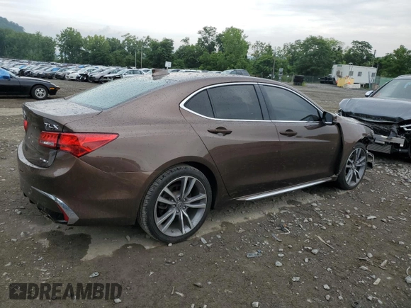 2020 Acura TLX w/Technology Pkg with VIN 19UUB3F45LA000051, listed as a Copart auction lot 63502634 with 28,922 mi miles and Salvage Title. Bid and sale history available at carsss.com. Image 3.